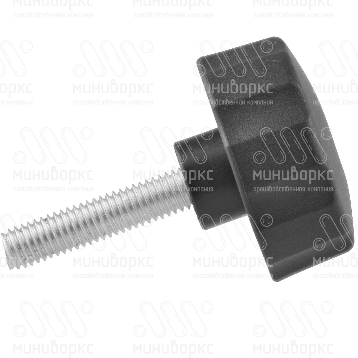 Фиксатор пластиковый с рукояткой m6x30 42 – Ф42М6-30ЧС | картинка 2