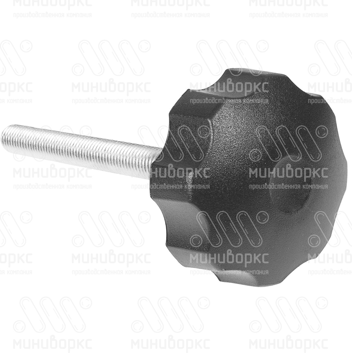 Фиксатор пластиковый с рукояткой m8x130 60 – Ф60М8-130ЧН | картинка 3