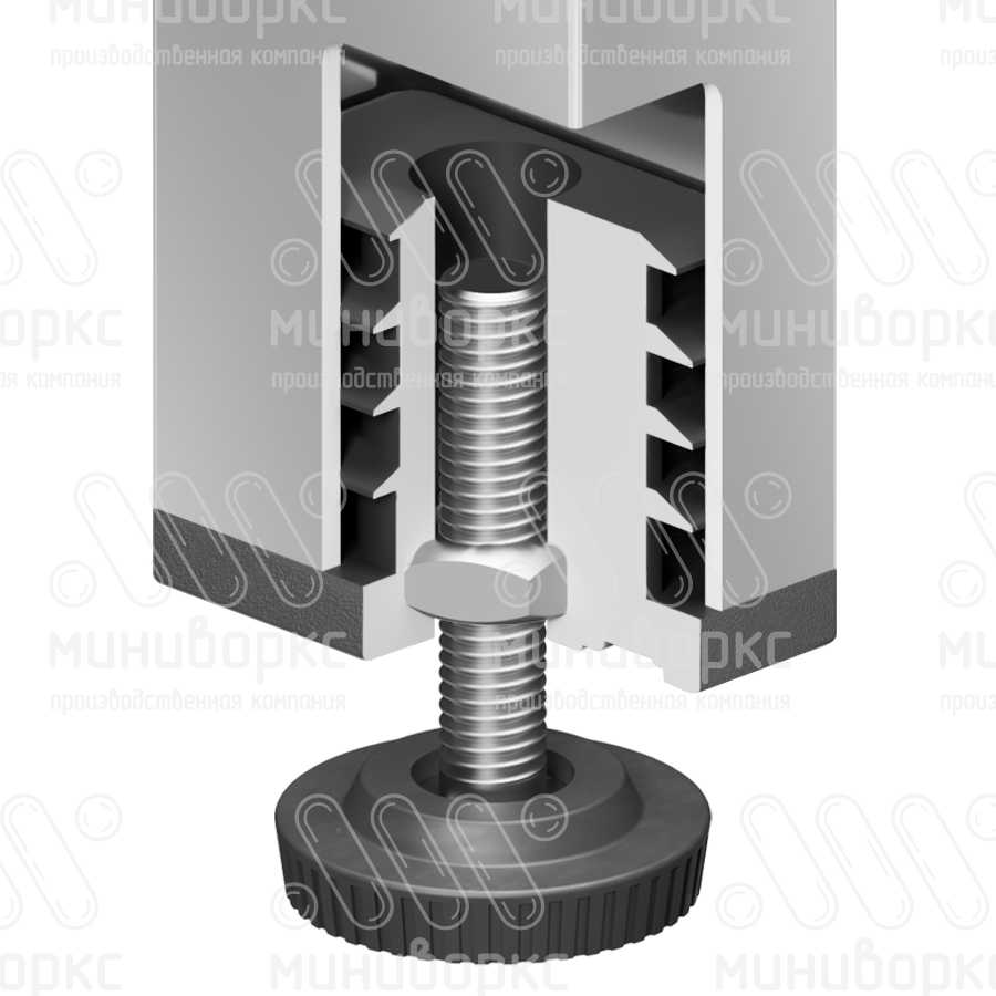 Заглушки для прямоугольной трубы 40x20 – 20-40М10НЧС | картинка 4
