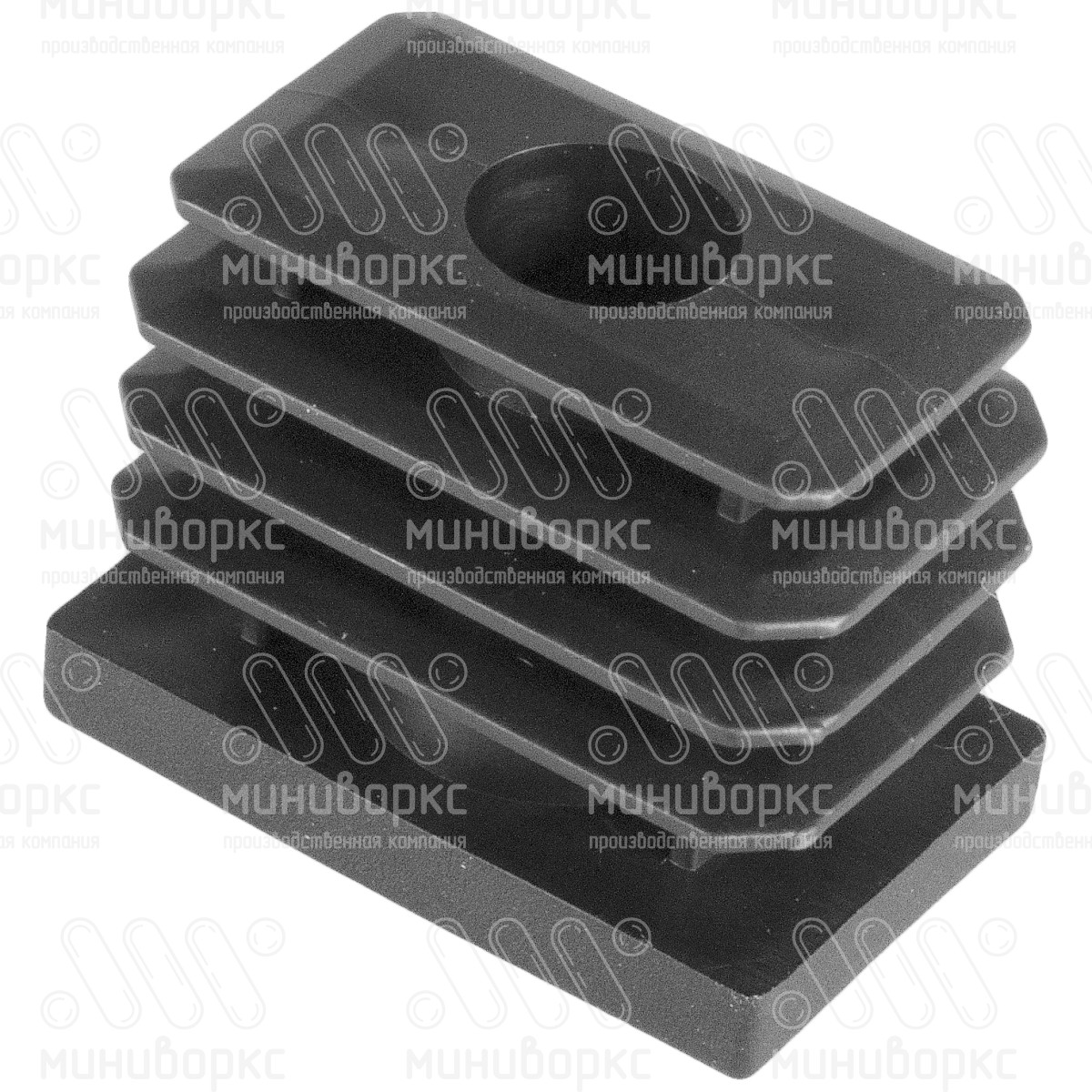 Заглушки для прямоугольной трубы 40x25 – 25-40М8СН | картинка 2