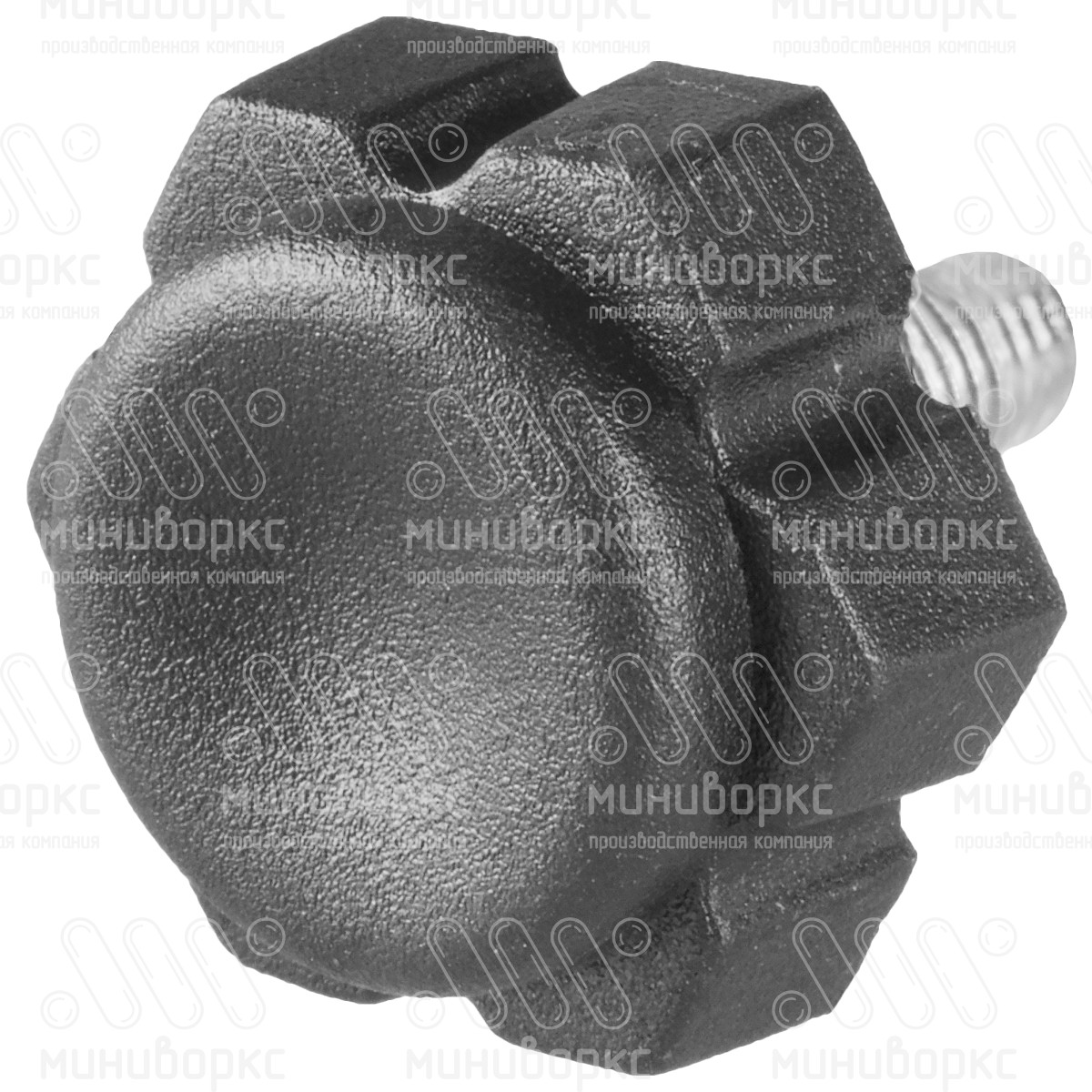 Опора резьбовая  m5x12 19 – 19М5-12ЧС | картинка 3