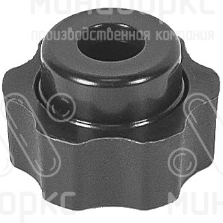 Пластиковые фиксаторы с гайкой m6 21 – Б21М6ЧН | картинка 1