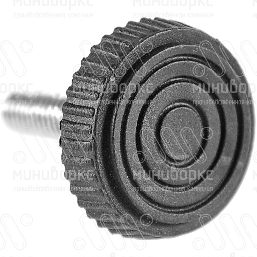 Опора резьбовая  m6x10 25 – 25М6-10ЧС | картинка 3