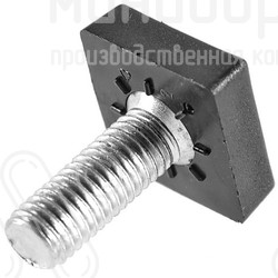 Опора резьбовая  m10x15 30x30 – LV301020-01H | картинка 3