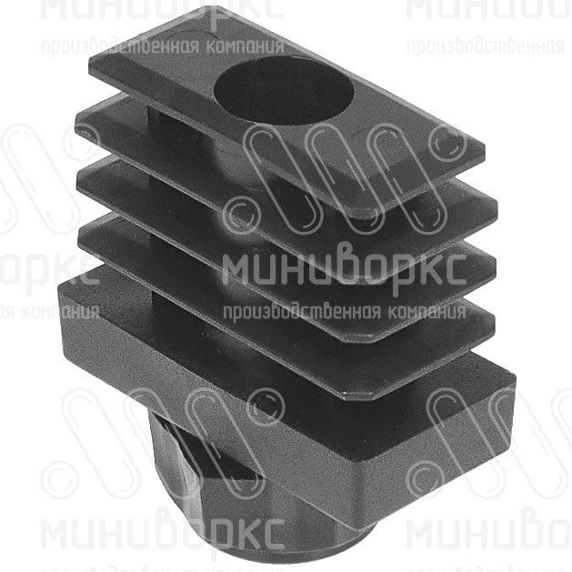 Комплекты прямоугольных заглушек с опорами 40x20 – 20-40M8.D22x60B | картинка 2