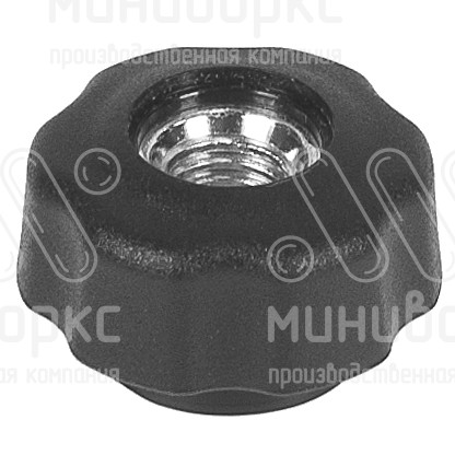 Пластиковые фиксаторы с гайкой m8 25 – БП25М8ЧН | картинка 1