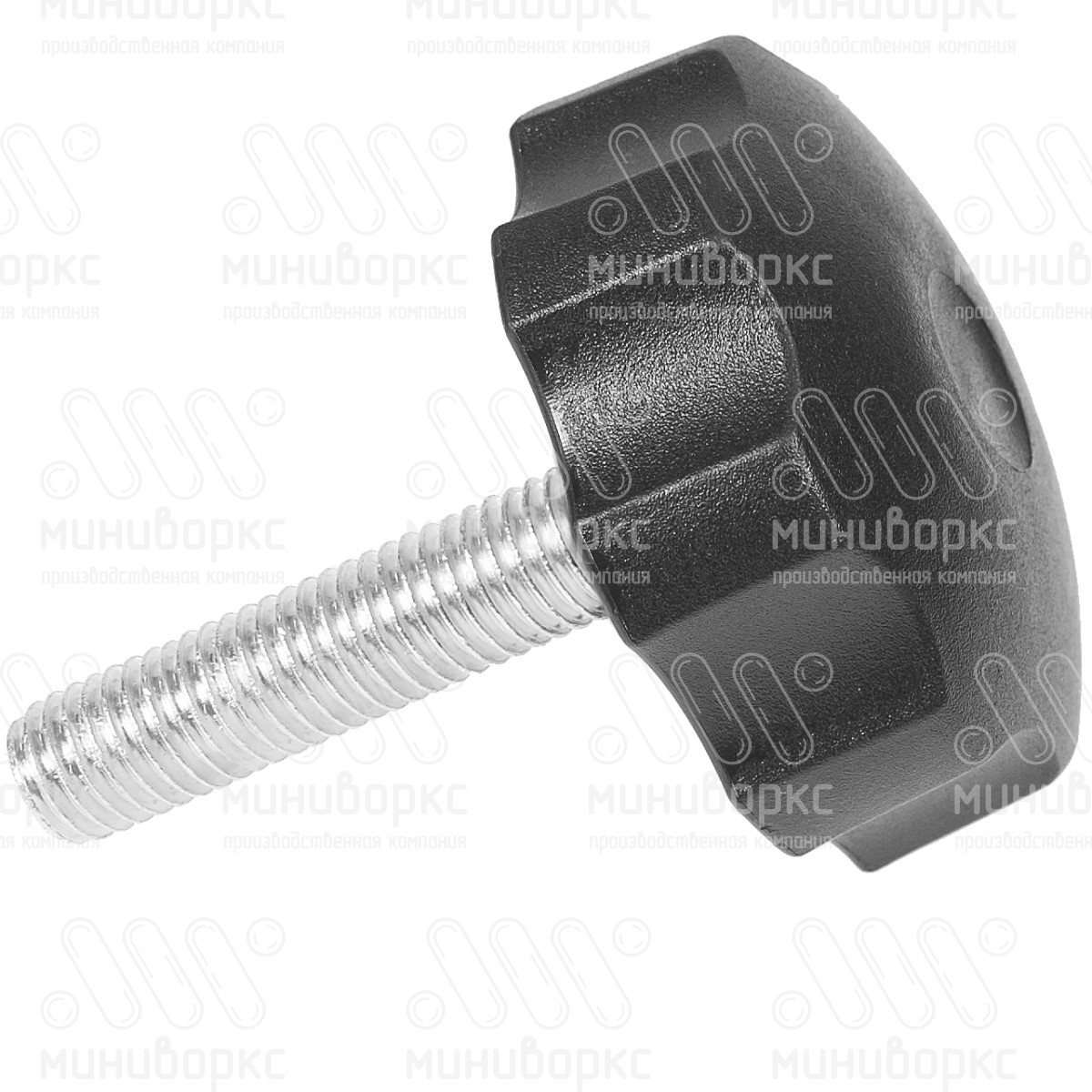 Фиксатор пластиковый с рукояткой m10x55 60 – Ф60М10-55ЧН | картинка 2