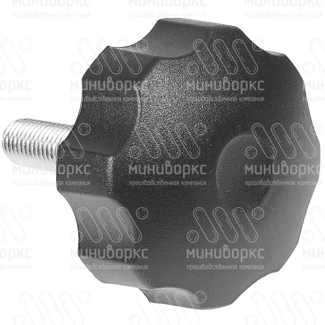 Фиксатор пластиковый с рукояткой m10x55 60 – Ф60М10-55ЧН | картинка 3