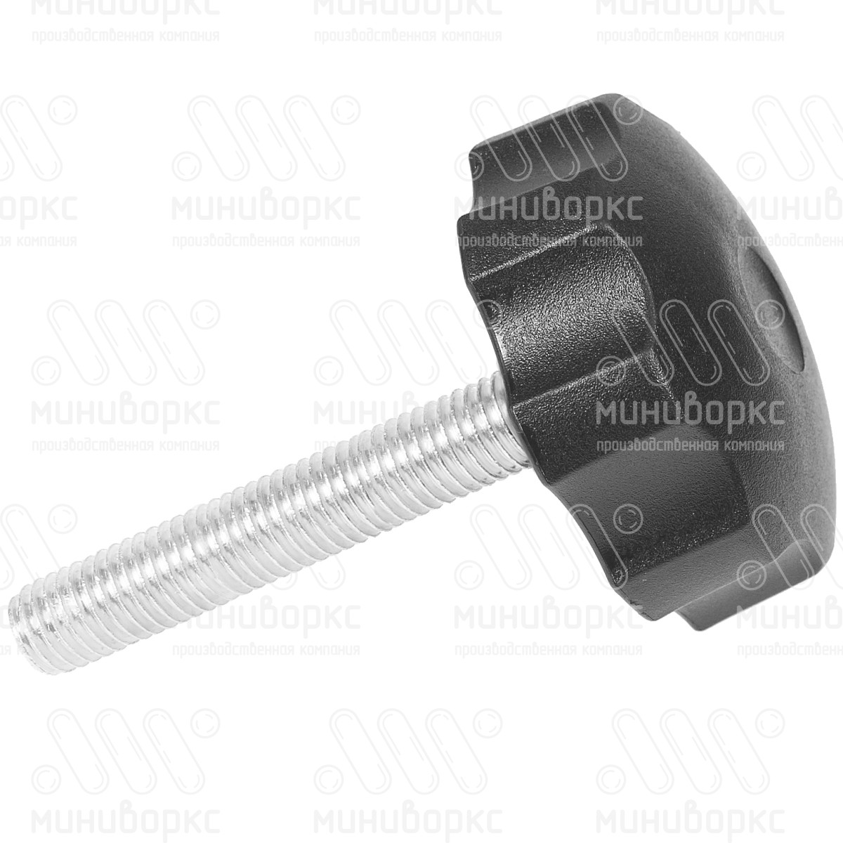 Фиксатор пластиковый с рукояткой m8x70 60 – Ф60М8-70ЧН | картинка 2