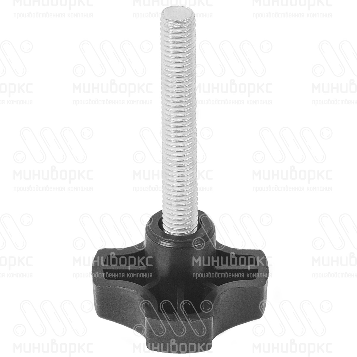 Фиксатор пластиковый с рукояткой m6x95 40 – Ф40М6-95ЧЕ | картинка 1