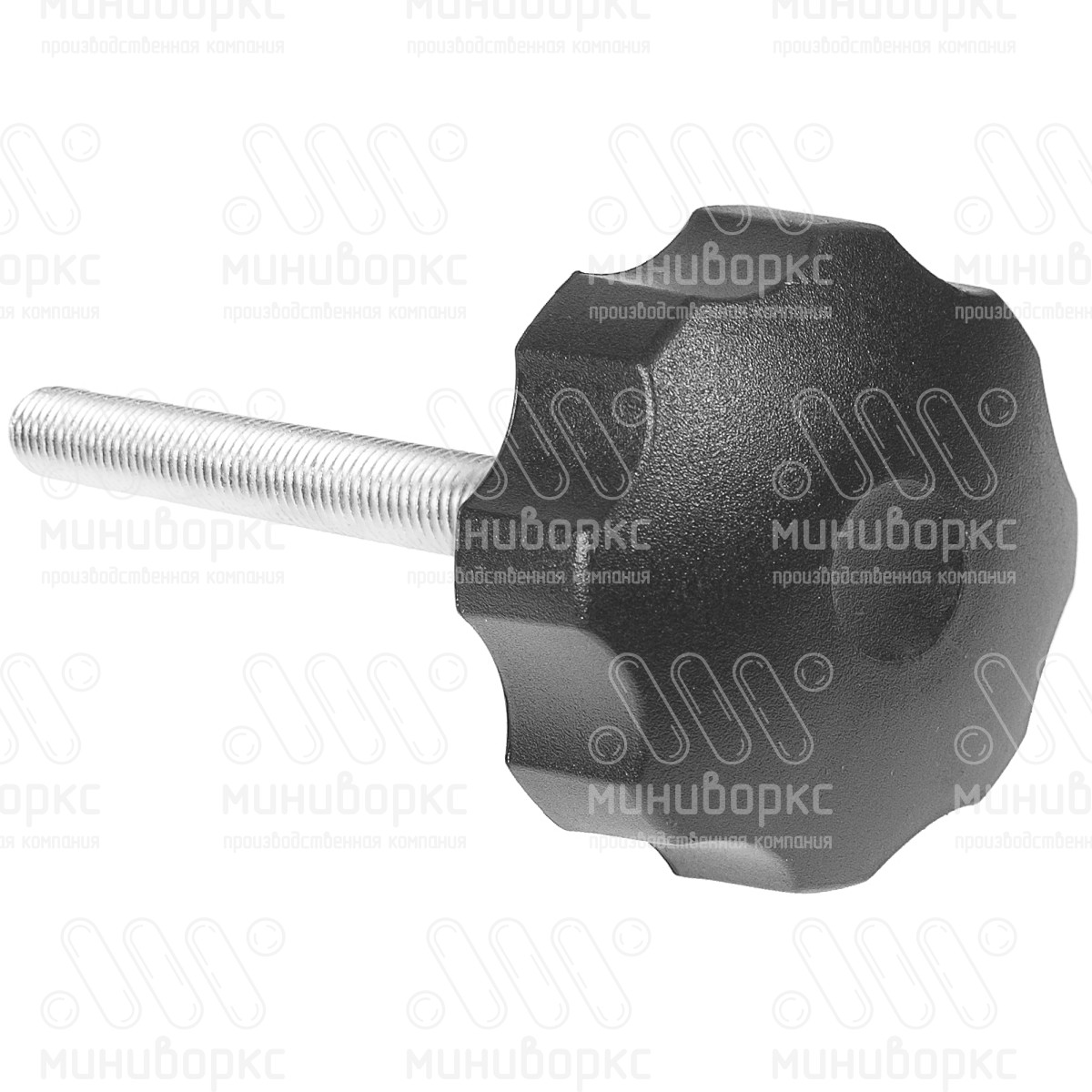 Фиксатор пластиковый с рукояткой m8x120 60 – Ф60М8-120ЧН | картинка 3