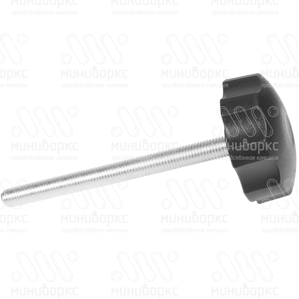 Фиксатор пластиковый с рукояткой m8x130 60 – Ф60М8-130ЧН | картинка 2